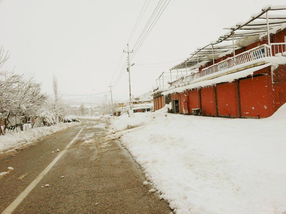 Kurdistan's 2016 bride, blanket of snow